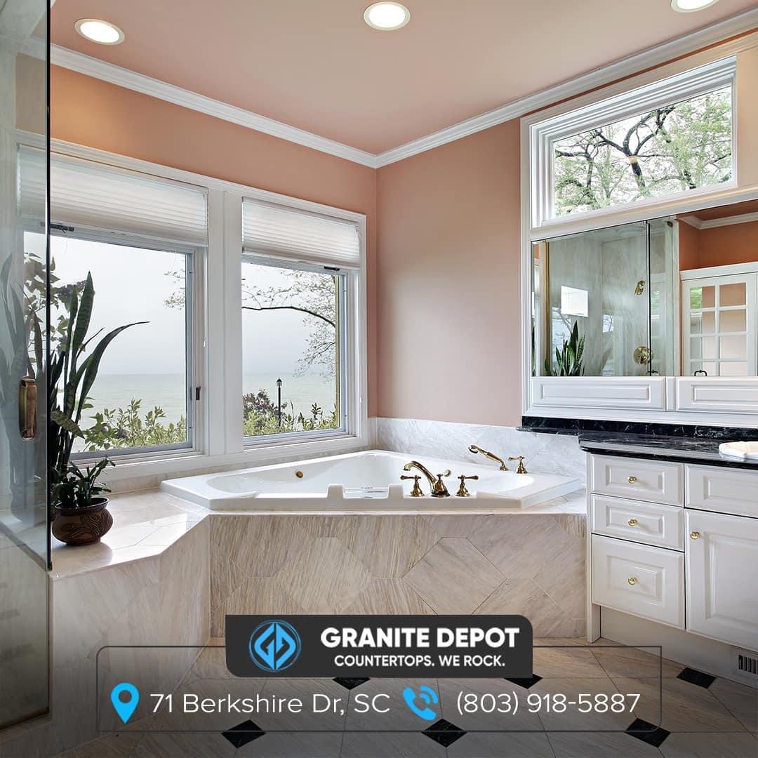 Quartz bathroom countertops