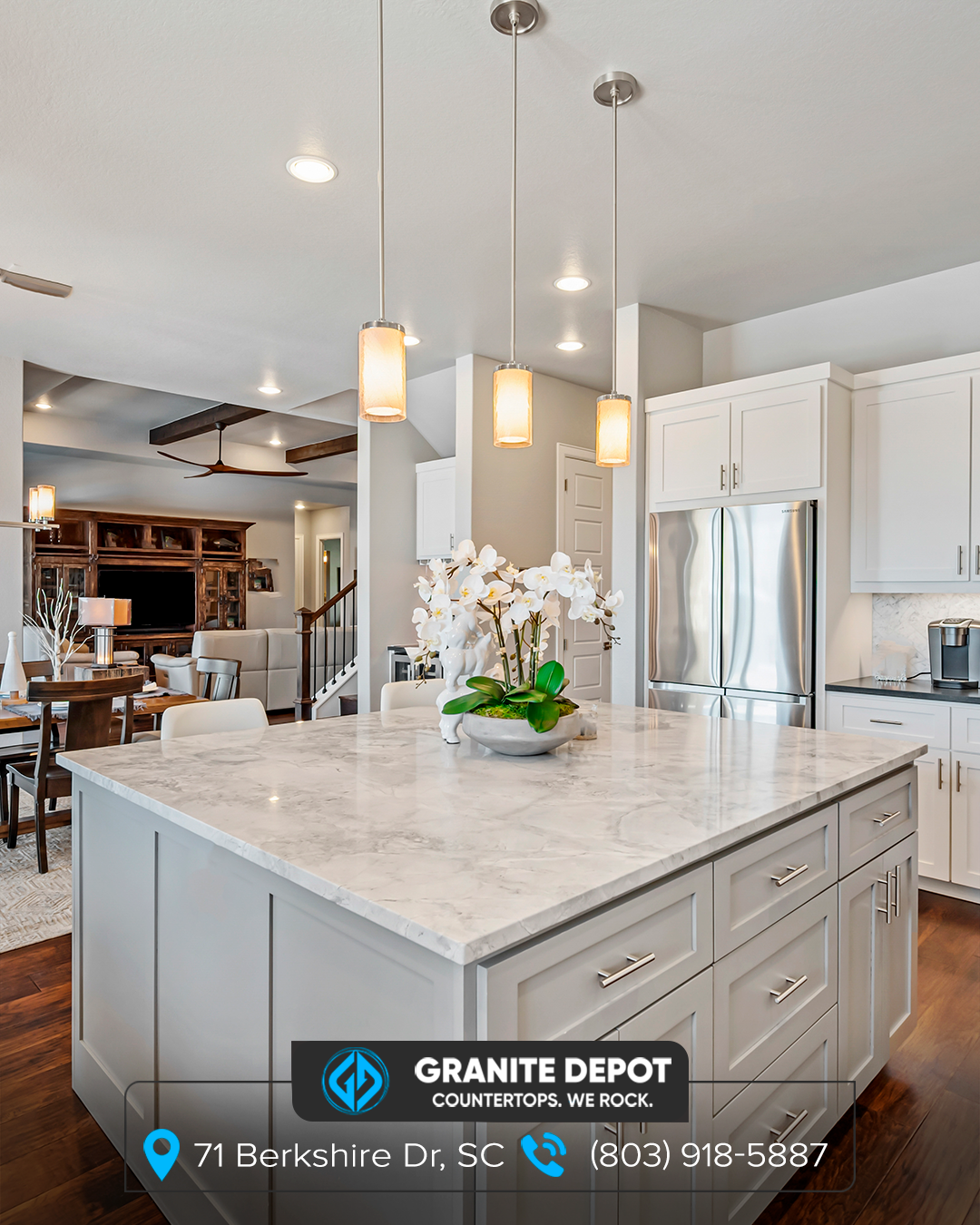 Are Light Granite Countertops in Aiken, SC Hard to Maintain? Tips and Insights from Granite Depot of Columbia