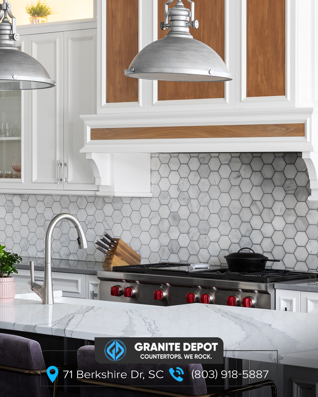 Mixing Materials in the Kitchen: How to Combine Stone Countertops with Other Surfaces