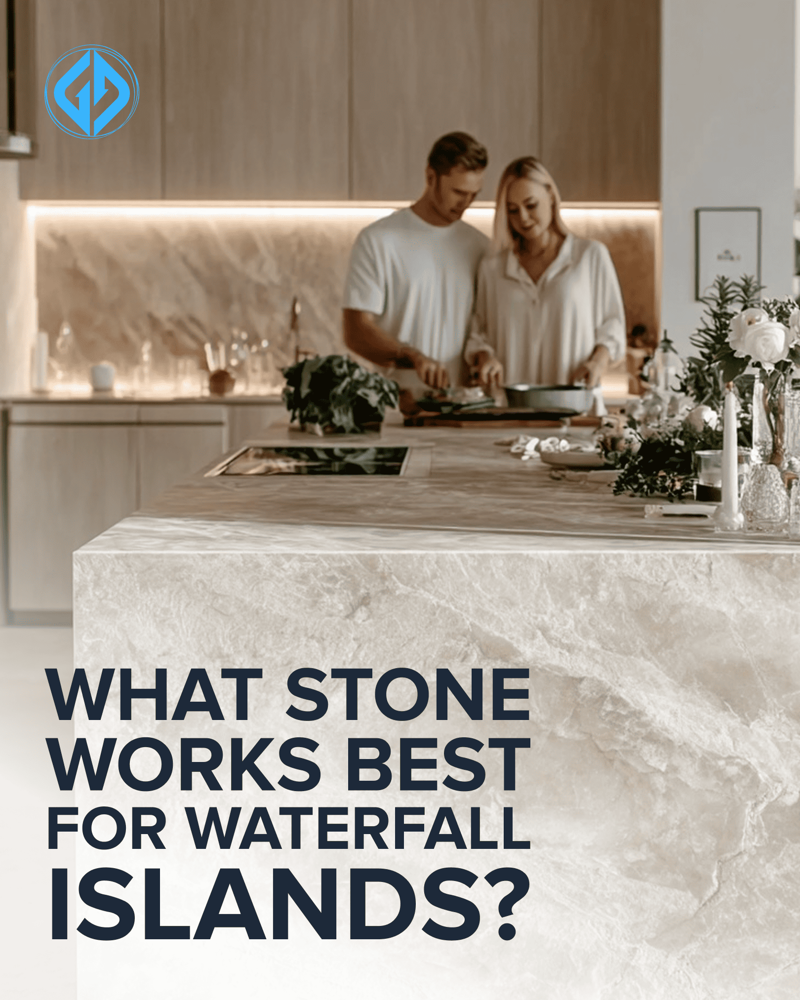 Waterfall Kitchen Islands Explained: Which Stone Holds Up Best